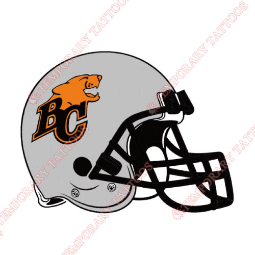 BC Lions Customize Temporary Tattoos Stickers NO.7575